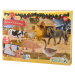 MAC TOYS Kalendář adventní farma a koně interaktivní 40x30cm