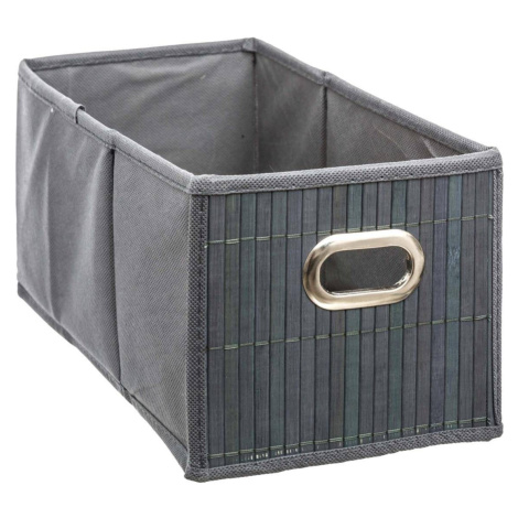 DekorStyle Úložný box Grey Bamboo 15x31 cm