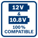 BOSCH 2× GBA 12V 2.0AH + GAL 12V-40 akumulátor + nabíječka