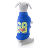 Vsepropejska Elfi oboustranná bunda pro psa Barva: Modrá, Délka zad (cm): 39, Obvod hrudníku: 54