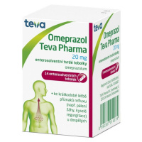 OMEPRAZOL Teva Pharma 20 mg 14 tobolek