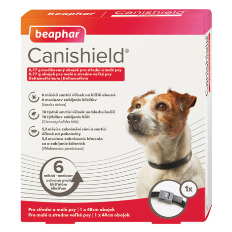 Beaphar antiparazitní obojek Canishield pro psa 48 cm