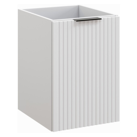 Comad Závěsná koupelnová skříňka s košem na prádlo Casad 40 cm bílá