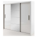 Casarredo Šatní skříň IDEA 01 bílá zrcadlo