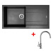 Sinks Amanda 990 Metalblack + Vitalia