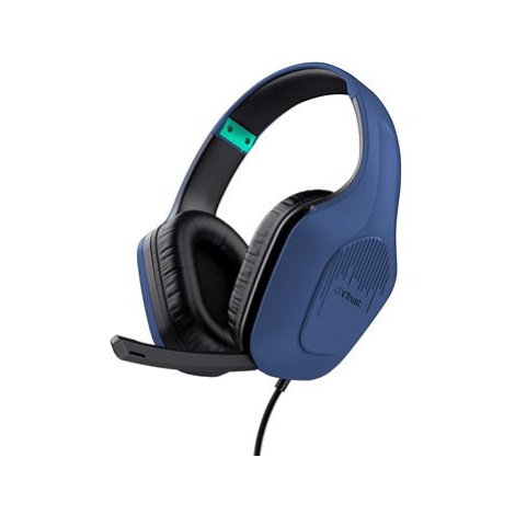 Trust GXT415B ZIROX HEADSET – modrá