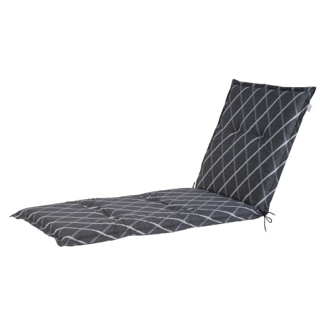 Livarno® Potah na lehátko Valencia/Miami, 187 x 58 x 8 cm (pruhy/antracitová)