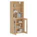 vidaXL Skříň highboard dub sonoma 69,5 x 34 x 180 cm kompozitní dřevo