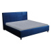 Čalouněná postel Lyra 180x200, modrá, bez matrace
