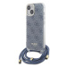 Kryt Guess GUHCP15SHC4SEB iPhone 15 6.1" blue hardcase Crossbody Cord 4G Print (GUHCP15SHC4SEB)