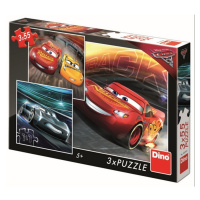 Puzzle 3x55 Cars 3 Trénink