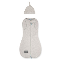 Zavinovačka Sleepee Second Step Swaddle s čepičkou zdarma béžová