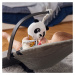Canpol babies Senzorická závěsná cestovní hračka PANDA s klipem BabiesBoo