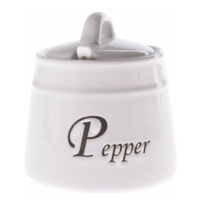 Keramická dóza na pepř Pepper se lžičkou, 430 ml