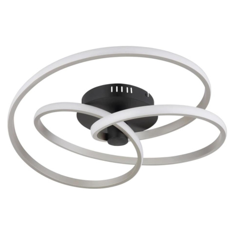 Globo 67183-40N - LED Přisazený lustr GLYXAR LED/40W/230V chrom/černá 67183-40N