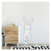 Yokodesign Nálepka na zeď - barevné postavičky - králíček Velikost: velká - L