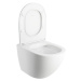 OMNIRES OTTAWA bezrámové závěsné WC se sedátkem, 49x36,5cm, matná bílá OTTAWAMWBM