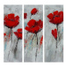 Obrazový set - Červené květy