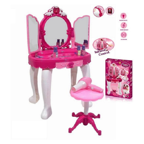 G21 Dětský kosmetický stolek s dálkovým ovládáním Doris