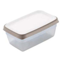 Stefanplast Ciao Fresco - nádoba do chladničky 0,6 l - 15x10x6 cm - bílá/šedá