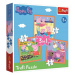 Trefl Puzzle Prasátko Peppa: Úžasné nápady 3v1 (20,36,50 dílků)