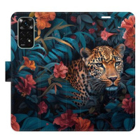 iSaprio Flip pouzdro Flower Jaguar 02 pro Xiaomi Redmi Note 11 / Note 11S