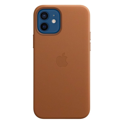 Apple kožený kryt s MagSafe pro iPhone 12/12 Pro, hnědá - MHKF3ZM/A