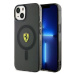 Kryt Ferrari iPhone 14 Plus 6,7" black hardcase Translucent Magsafe (FEHMP14MURKK)