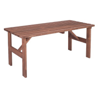 Masivní stůl z borovice dřevo mořené 30 mm (různé délky) 150 cm