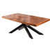 LuxD Designový konferenční stolek Yadira 105 cm hnědé mango