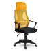 Sofotel Kancelářská židle Praga s mikrosíťovinou, žlutá