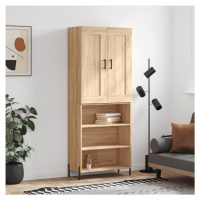 vidaXL Skříň highboard dub sonoma 69,5 x 34 x 180 cm kompozitní dřevo