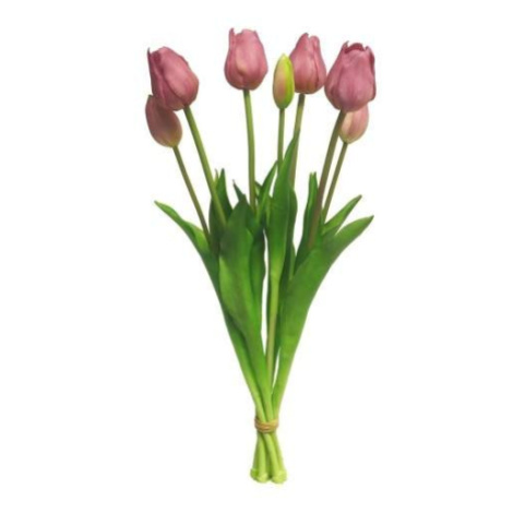 Tulipán SALLY svazek umělý mauve 7ks Nova Nature