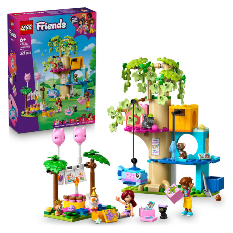 LEGO LEGO® Friends 42666 Kočičí narozeninová oslava a dům na stromě
