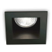 Zápustné bodové svítidlo Ideal Lux Funky Nero 243849 GU10 1x50W IP20 hranaté černé