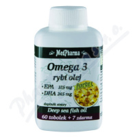 MedPharma Omega 3 rybí olej Forte tob.67