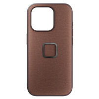 Kryt na iPhone 15 Pro Peak Design Mobile Everyday Case V2 - červenohnědý