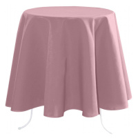 Kulatý ubrus na stůl NELSON růžová, Ø 180 cm France