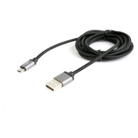 Kabel CABLEXPERT CCB-mUSB2B-AMBM-6 USB A Male/Micro B Male 2.0, 1,8m, opletený, černý, blister