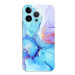 TopQ Kryt iPhone 14 Pro Mramor modro-fialový 111304