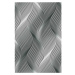 Závěs dekorační nebo látka, OXY Waves, šedý, 150 cm