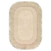 Krémový ručně tkaný koberec s příměsí vlny 160x230 cm Halo – Asiatic Carpets