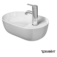 Umyvadlo na desku Duravit Luv 42x27 cm otvor pro baterii, bez přetoku 0381420000