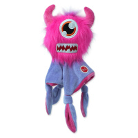 Dog Fantasy Hračka Monsters strašidlo pískací růžové s dečkou 28 cm