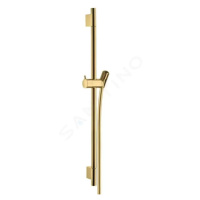 HANSGROHE Unica'S Sprchová tyč 650 mm se sprchovou hadicí, leštěný vzhled zlata 28632990