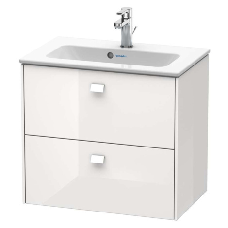 Duravit Brioso - Umyvadlová skříňka Compact, 55x62x39 cm, 2 zásuvky, lesklá bílá BR411002222