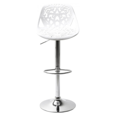 KARE Design Bílá barová židle Ornament