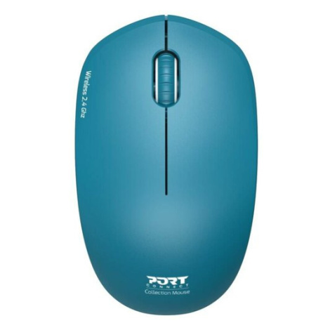 PORT CONNECT bezdrátová myš Wireless COLLECTION 1600DPI, modrá
