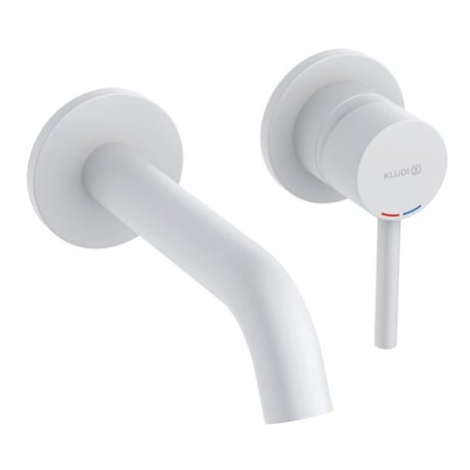 Kludi Bozz umyvadlová baterie bez podomítkového tělesa bílá matná 382445376