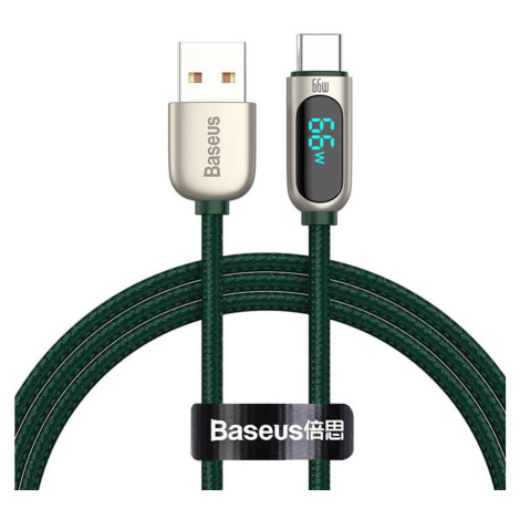 Baseus Kabel displeje USB k Type-C, 66W, 1m (zelený)